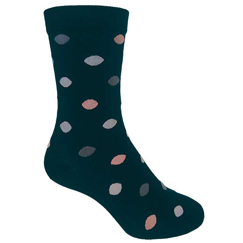 Designer Textile Merino Crew Multi Colour Spot